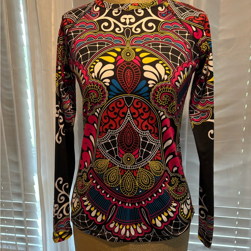 Athleta Multi Colored Sport Top size S